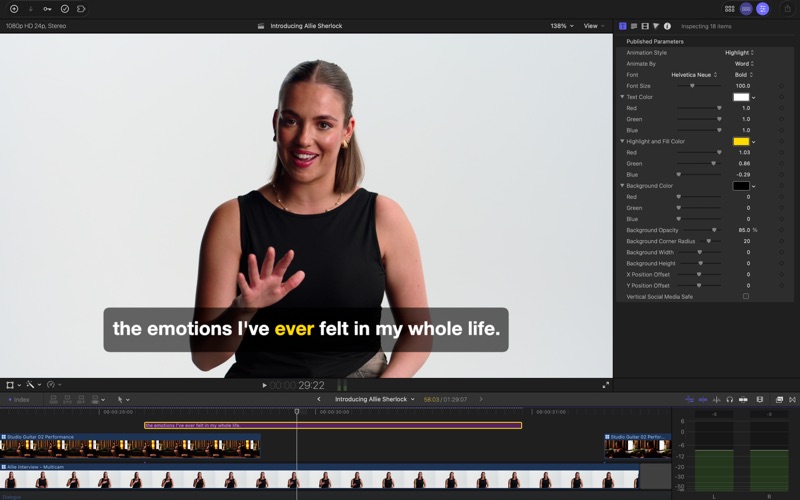 Final Cut Pro screenshot 2