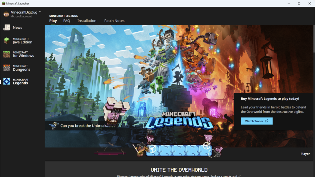 Minecraft Launcher screenshot 3