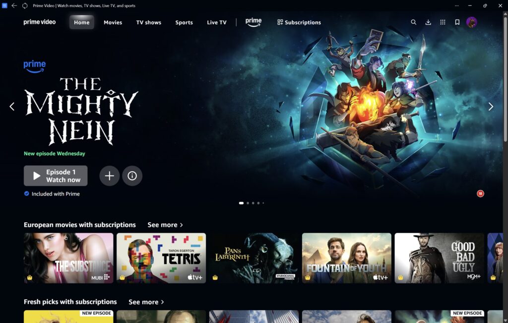 Prime Video screenshot 1